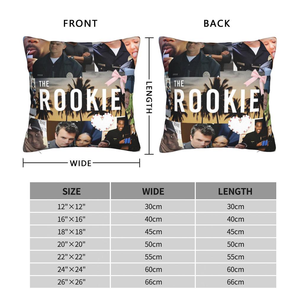 The Rookie Tv Show Pillowcases Fashion Pillow Case For Sofa Car Home Decor Comfy Pillow Cover