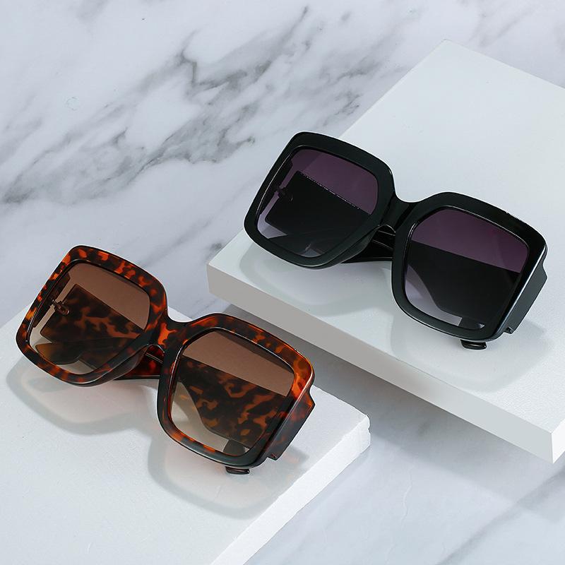 Spring Sunglasses, Personalized Trend Large-Frame Glasses, Street Shooting Women Live Streaming Host Versatile Sunglasses Women