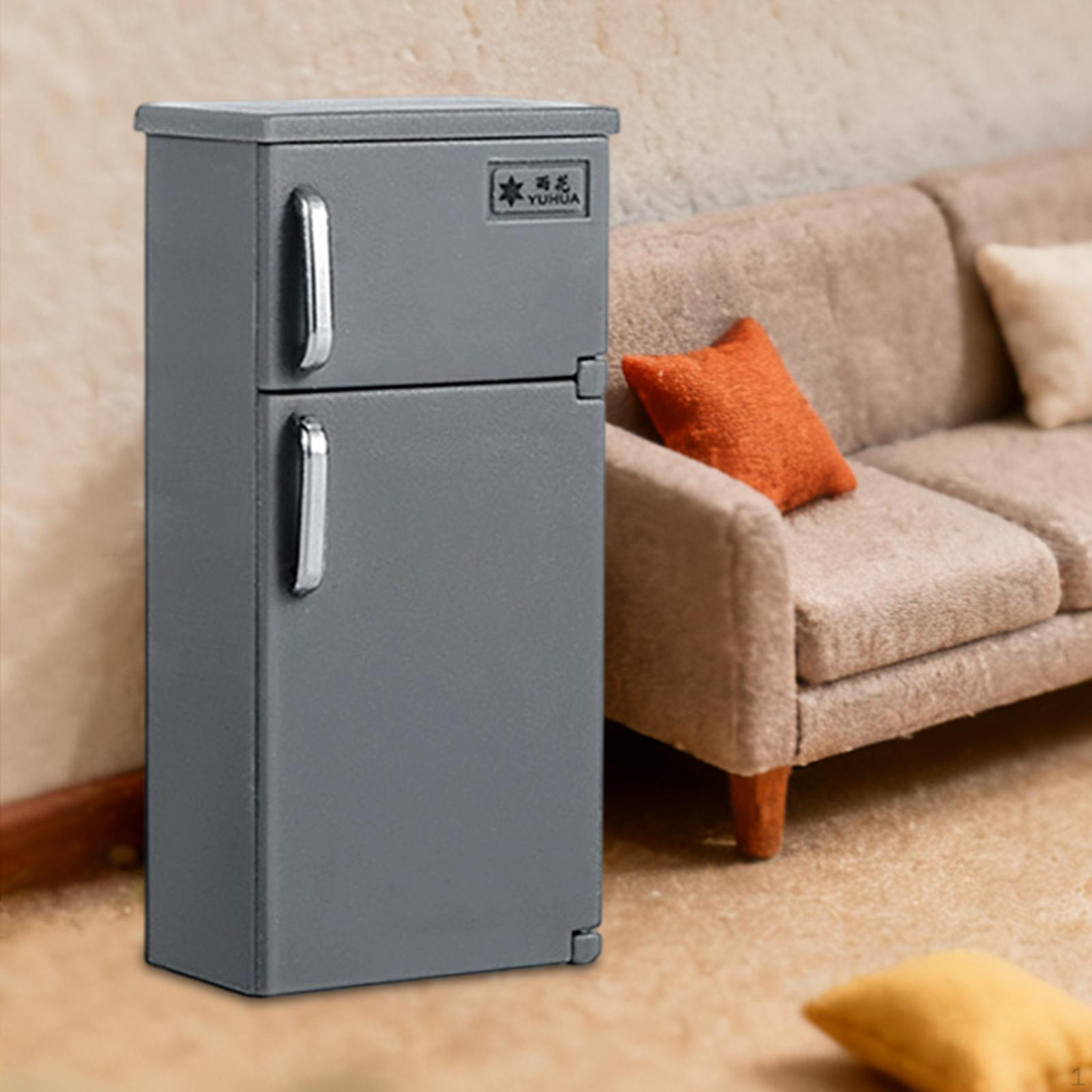 

1:12 Мебель для кукольного домика Холодильник Аксессуары для кукольного домика Сцена из жизни Сделай сам Игрушка для ролевых игр для детей 3+