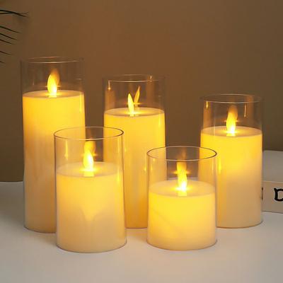 Yousheng Flickering Flameless LED Candles Battery Operated Fake Electric LED Tea Lights for Wedding Aniversary Halloween Christmas Table Centerpiece