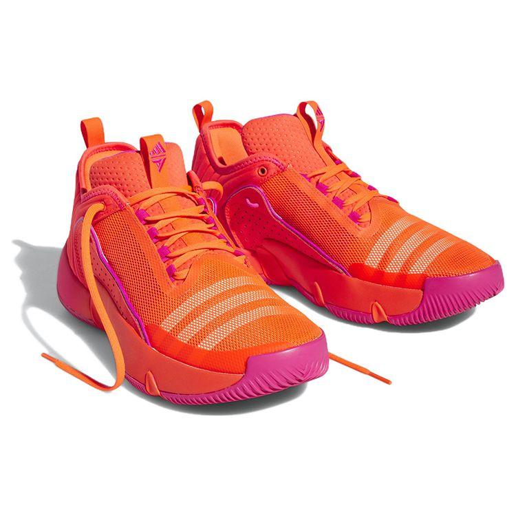 Adidas Trae Unlimited Solar Red Мужские кроссовки Cloud-White Team-Shock-Pink HQ1021 42 — фото 3