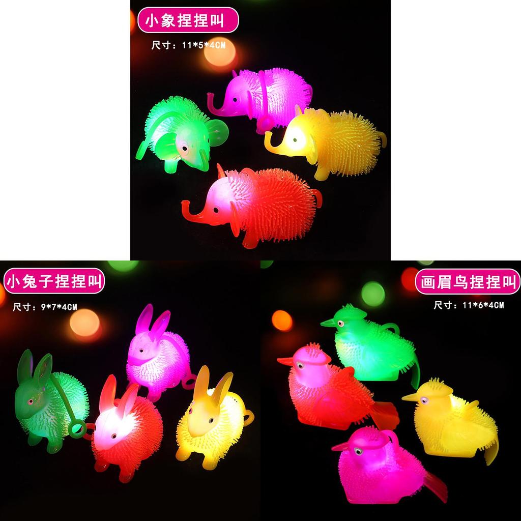 Led Light Toy With Flashing Animal Sounds For Children Sensory Play