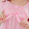 Women's Summer Short Sleeve Loose Ice Silk Midi Dress Comfortable Thin Home Dresses