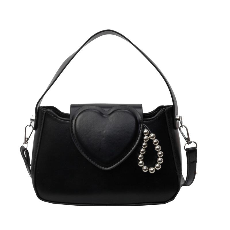 

Модная сумка Love Bag для женщин 2024 года, лето, новый иностранный стиль, универсальная сумка через плечо, текстура, тренд, темперамент, сумка-мессенджер чёрный