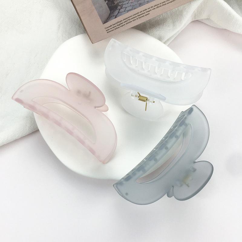 Korean Candy Color Hair Claw Clip - Summer Updo Shark Hairpin