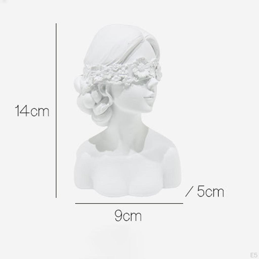 Display Stand Bust, Headphones Holder, 5in Hat Bracelet , Earrings Pendant for Showcase Retail
