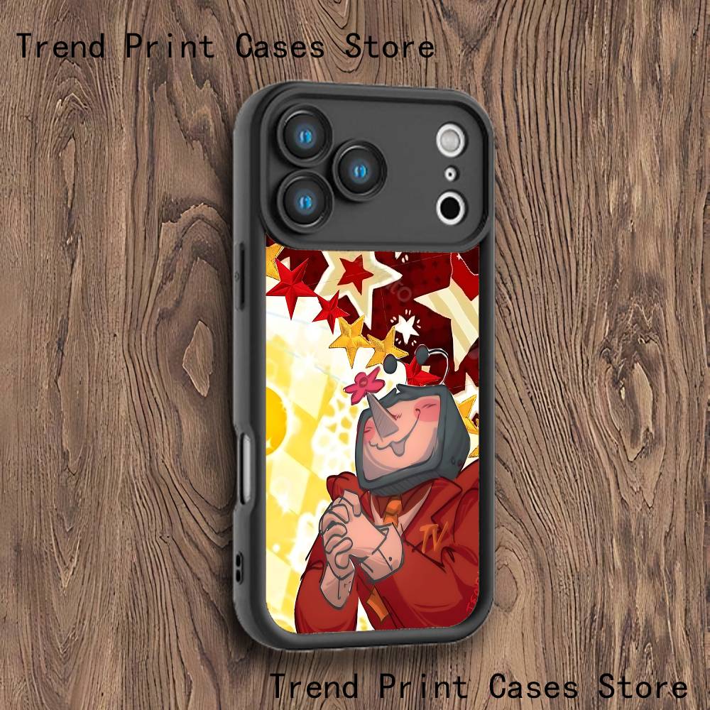 Tenna D-DeltaruneS Phone Case For iPhone 17,16,15,14,13,12,11,Pro,Max,Plus,X,XS,SE4,E,Mini Black Thickened Border Case