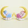 Car Ornaments Cartoon Action Figure Cake Decoration Sleeping Baby Moon Doll Car Dashboard Ornament