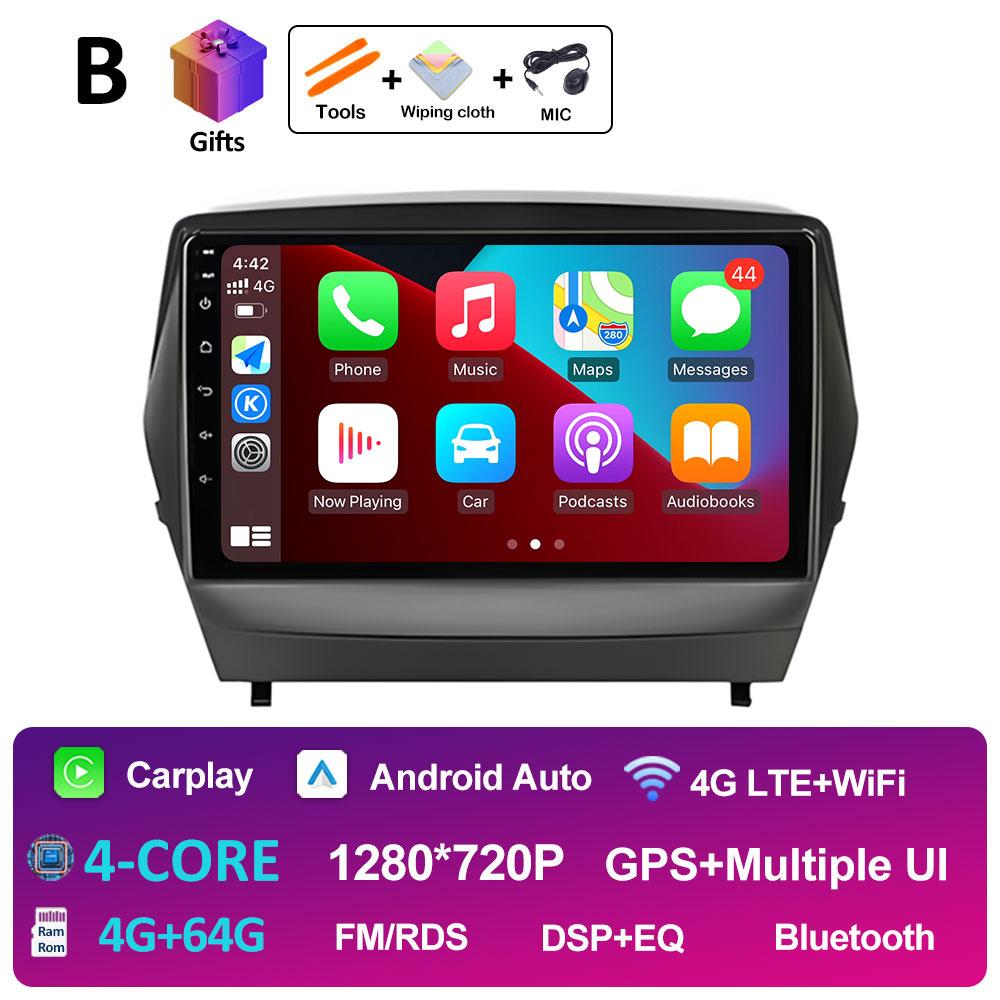For Ix35 Hyundai Tucson 2 LM IX35 2009 2010 2011 2012 - 2015 Android Intelligent System GPS Navigation Cooling Fan WIFI No 2 Din
