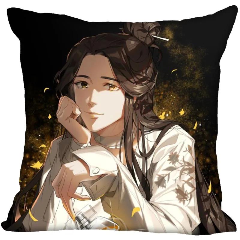 New Arrival Tian Guan Ci Fu Pillow Cover Bedroom Home Wedding Decorative Pillowcase Square Zipper Pillow Cases Soft No Fade 0913