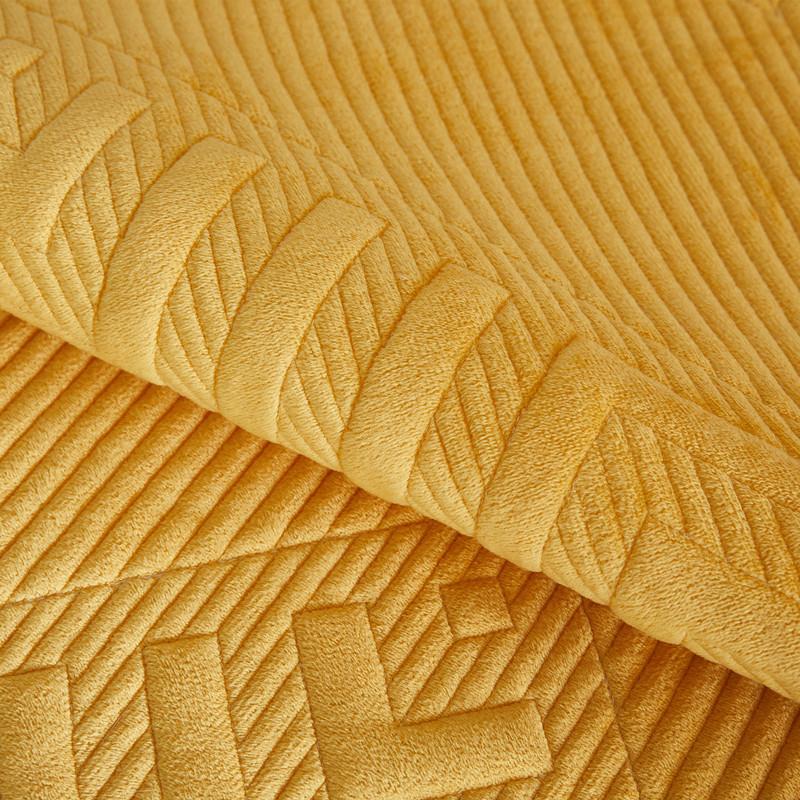 Autumn and Winter New Ultra-Soft Plush Quilted Sofa Cushion Living Room Solid Color Non-Slip Sofa Seat Cover Cover Cloth