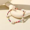 Bohemian Colorful Rice Beads Bracelet For Women Starfish Shell Conch Sea Turtle Pendant Bracelets Summer Beach Charm Jewelry