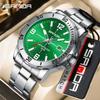 SANDA New Luxury Men's Quartz Watch With Large Dial Night Light Waterproof Calendar Business Men's Quartz Watch
