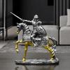 Nordic Retro Guard Knight Figurine: Resin Handicraft for Home or Office Decor