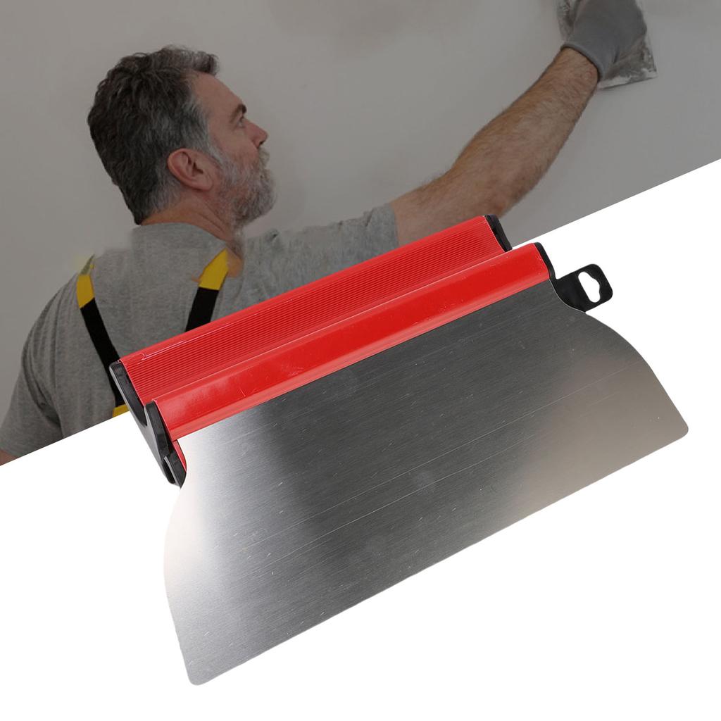 Skimming Blade Set Stainless Steel Drywall Smoothing Spatula with Extension Handles for Ceiling Wall
