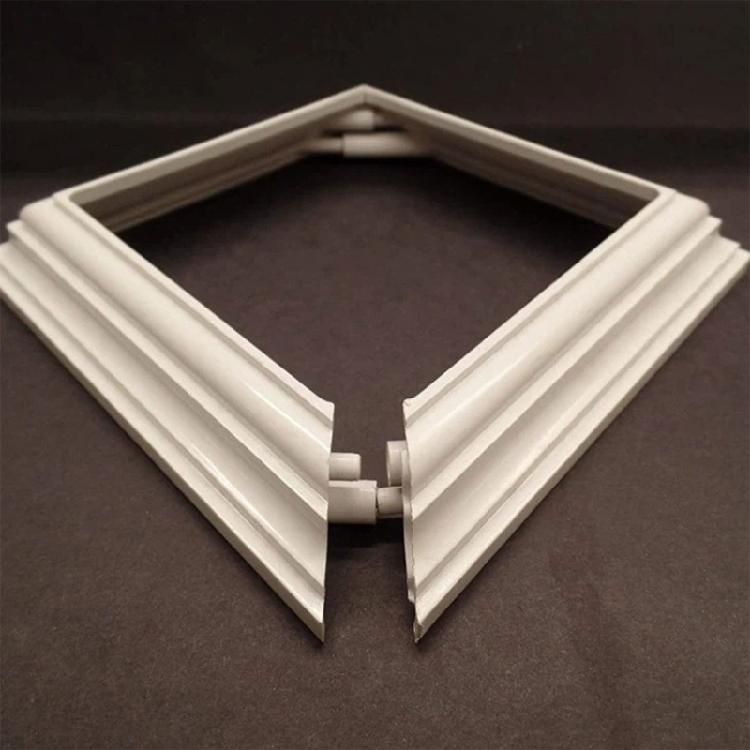 Split Type Fence Post Skirt Porch Two Piece Base Trim Rings For Easy Cleaning And Long Lasting Performances Enduring