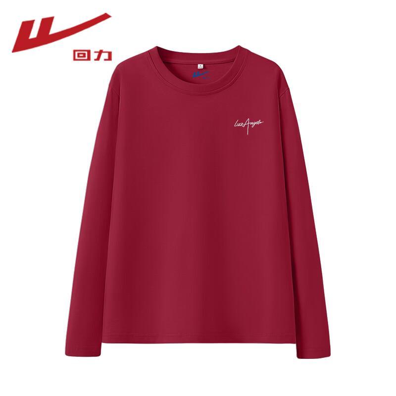 Warrior Women's Cotton Long Sleeve Letter Print T-Shirt