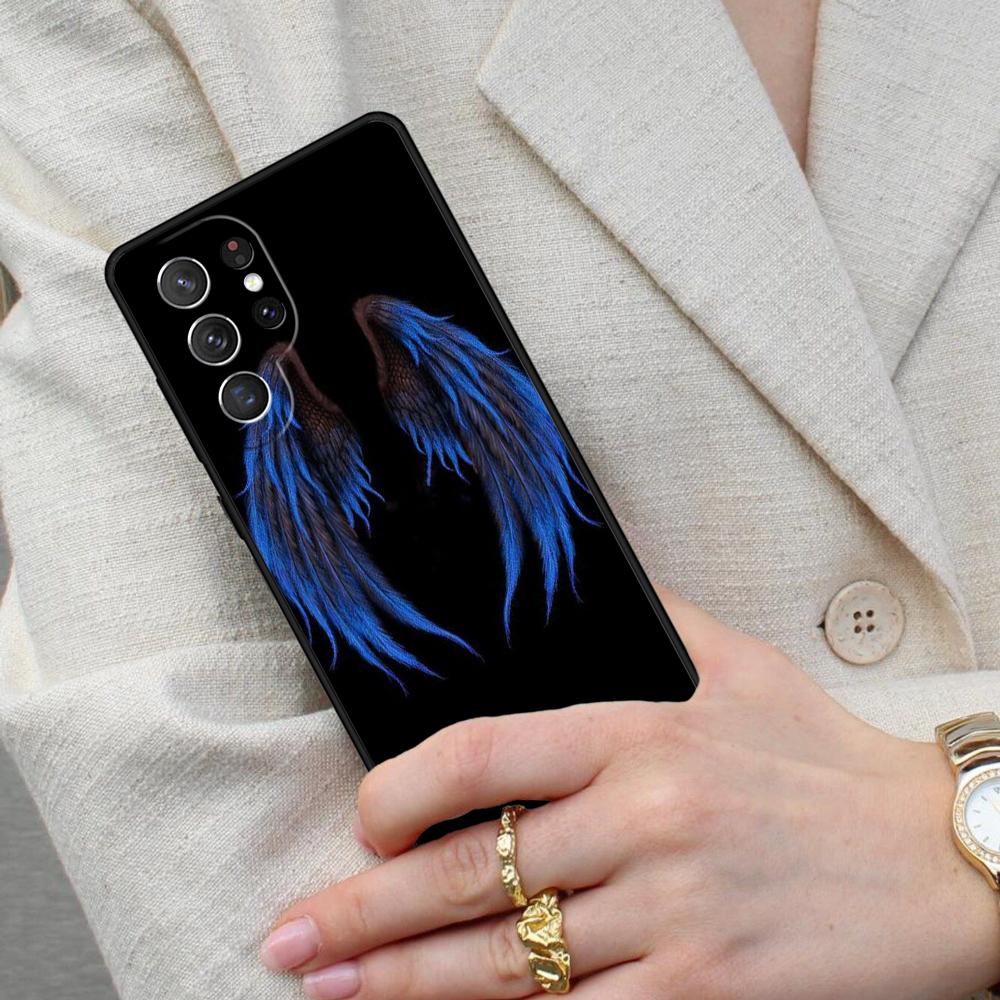 Exquisite Wings Cell Phone Case for Samsung Galaxy S26 Ultra S25 S24 S23 S22 S21 S20 Note10 Cover