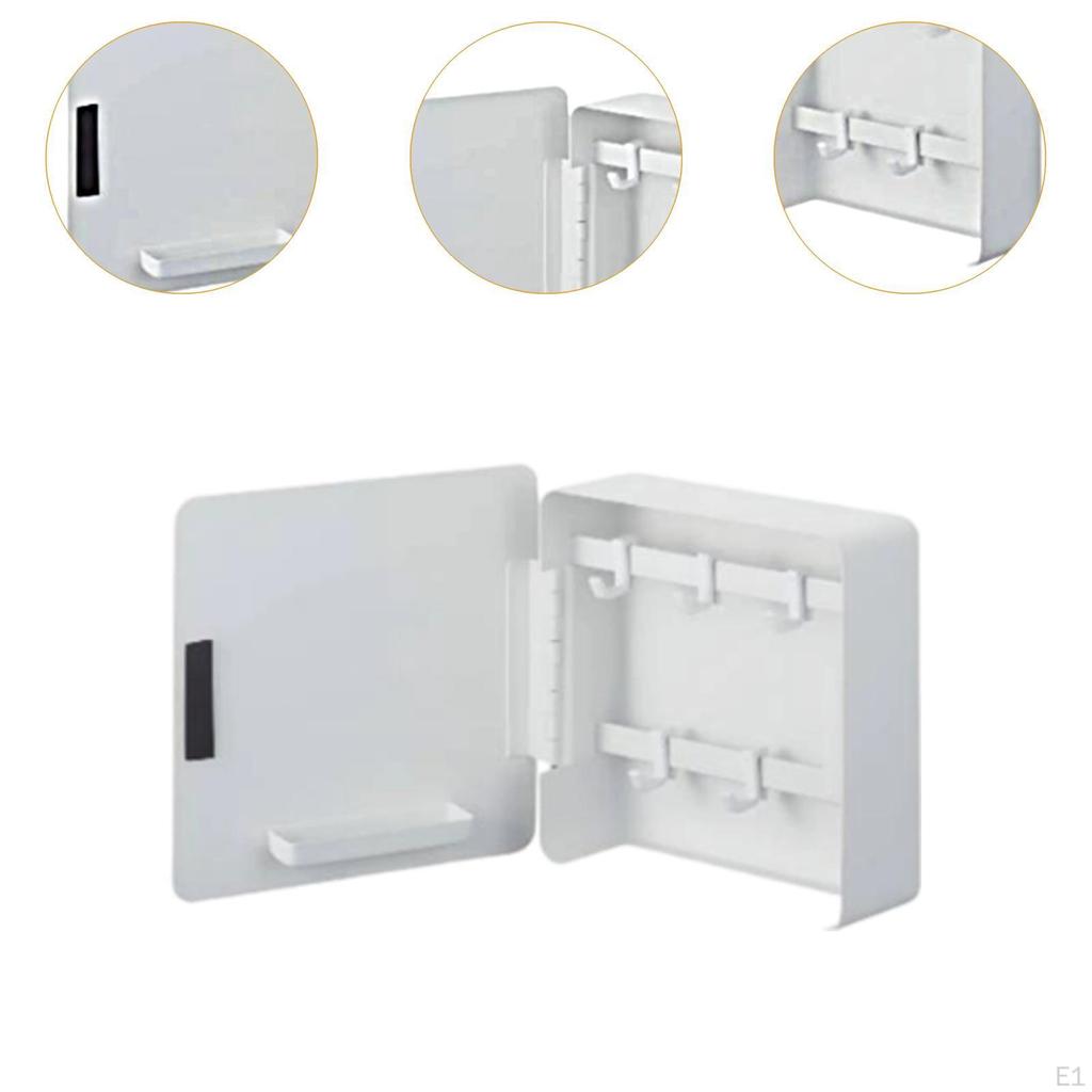 Key Box with Lock, Storage Box, Keychain Organizer for Apartment Door, Landlord, Wall Mount