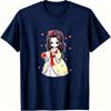 Fun Anime Cartoon Girl Print Women's T-Shirts Summer Fashion Street Outdoor Casual T-shirt Tops for Men's and Women's Tees Top
