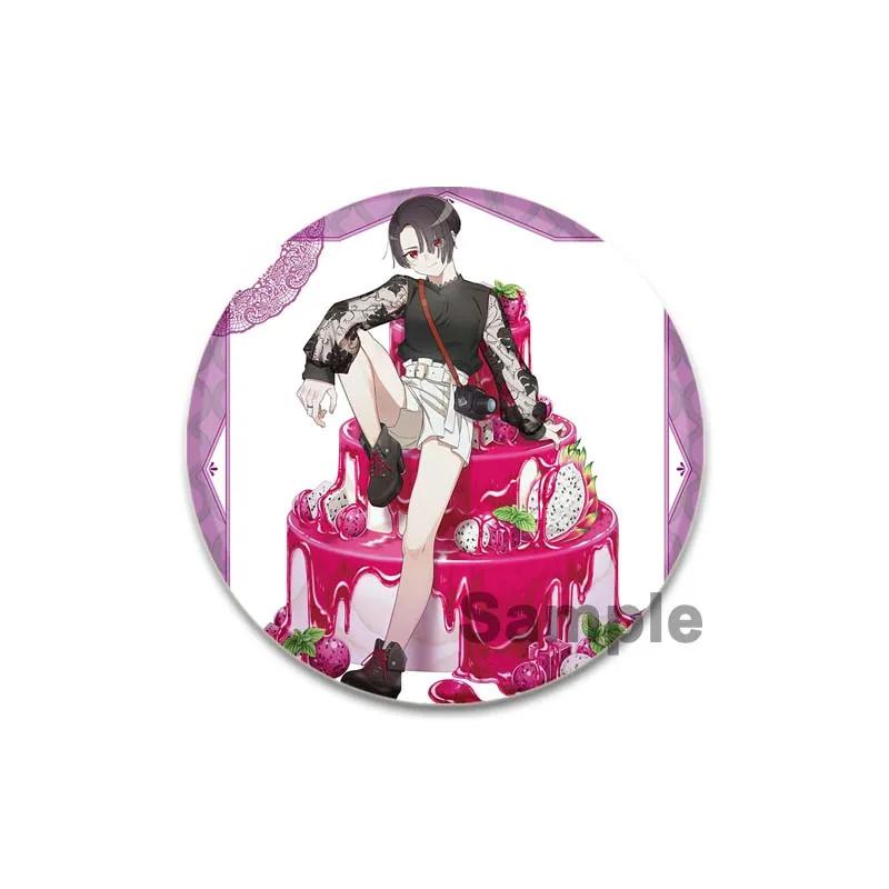 32/44/58 mm Milgram Brosje Haruka Yuno Cosplay Merker Emaljepinner for ryggsekk Klær Mote Smykker Tilbehør Gave