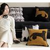 Light Luxury Sofa Pillow Cover New Chinese Modern Minimalist Model Room Decoration Pillow Backrest Headboard Cushion Cover