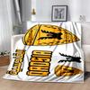 Qadsia Sporting Club Flannel Blanket Soft All-Season Throw, Design for Camping, Car Travel, Hiking Sofa, Bed, Office Perfect Gift for Parties