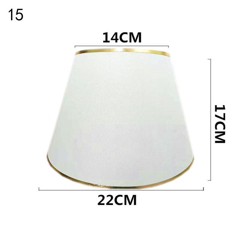 European Retro Style Table Lampshades PVC Sheepskin Fabric Floor Lamp Shade Bedroom Bedside Home Decor Wall Lamp Shell Cover