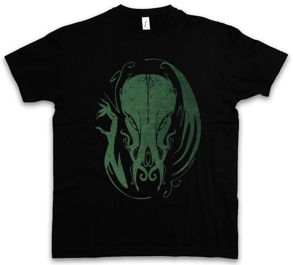 CTHULHU VIII T-SHIRT Wars Horror Arkham H. P. Miskatonic Lovecraft Dunwich