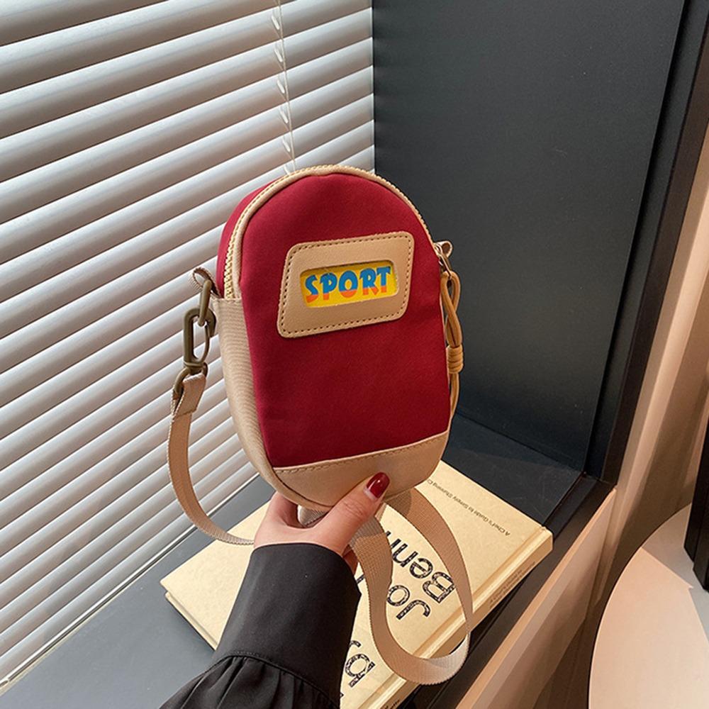 Casual Small Square Bag Large Capacity Mobile Phone Pouch Canvas Crossbody Bag  Travel