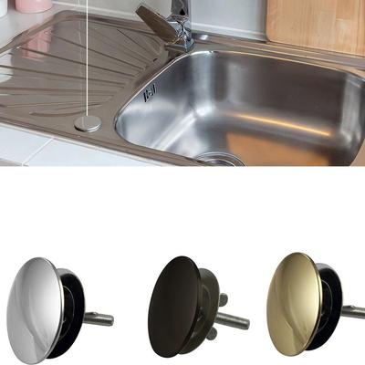Nepropustná deska s otvorem pro baterii Záslepka dřezové baterie Kovová zástrčka Kryt otvoru pro baterii Koupelna