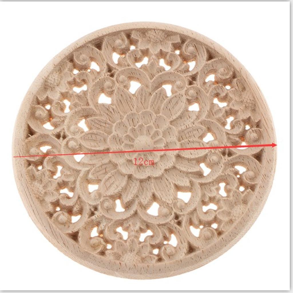 Carved Onlay Corner Furniture Applique Craft Frame Home En 1pcs 