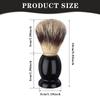 7Pcs Men Shaving Brushes Wood Handle, Professional Salon Tools Hand Crafted Shaving Brush Wood Handle Shave Brushes Handmade Pur