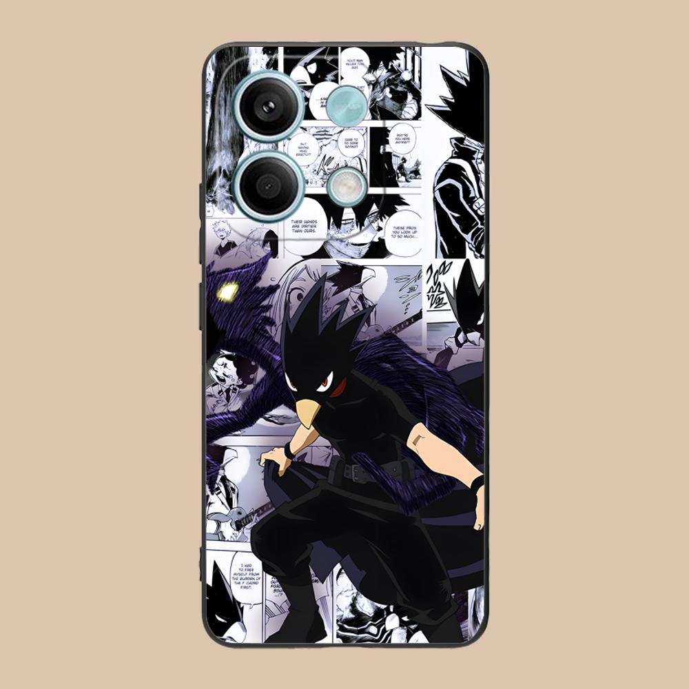 MHA Tokoyami Mobile Phone Case for POCO M7 M6 M5 M4 M3 X7 X6 X5 X4 X3 Pro GT 5G Colorful Printing Cover Cellphones Cover Luxury