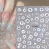 3D Transparent Bubble Nail Art Stickers Nail Decals Self-Adhesive Water Bubble Manicure Slider Diy Nail Decoration Salon Gift