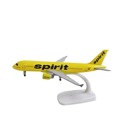 Maßstab 1/300 20cm Spirit A320 Metall-Modellflugzeug Statisches Souvenir-Flugzeug Spielzeugmodell Flugzeuge Kinderspielzeug zum Sammeln