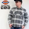 Men's Dickies Check Shirt, Oxford Work, Long Sleeve, Sizes M, L, XL, Black, Red, Ivory, Charcoal, 10001811 (JP, Alphabet, XL, IVORY)