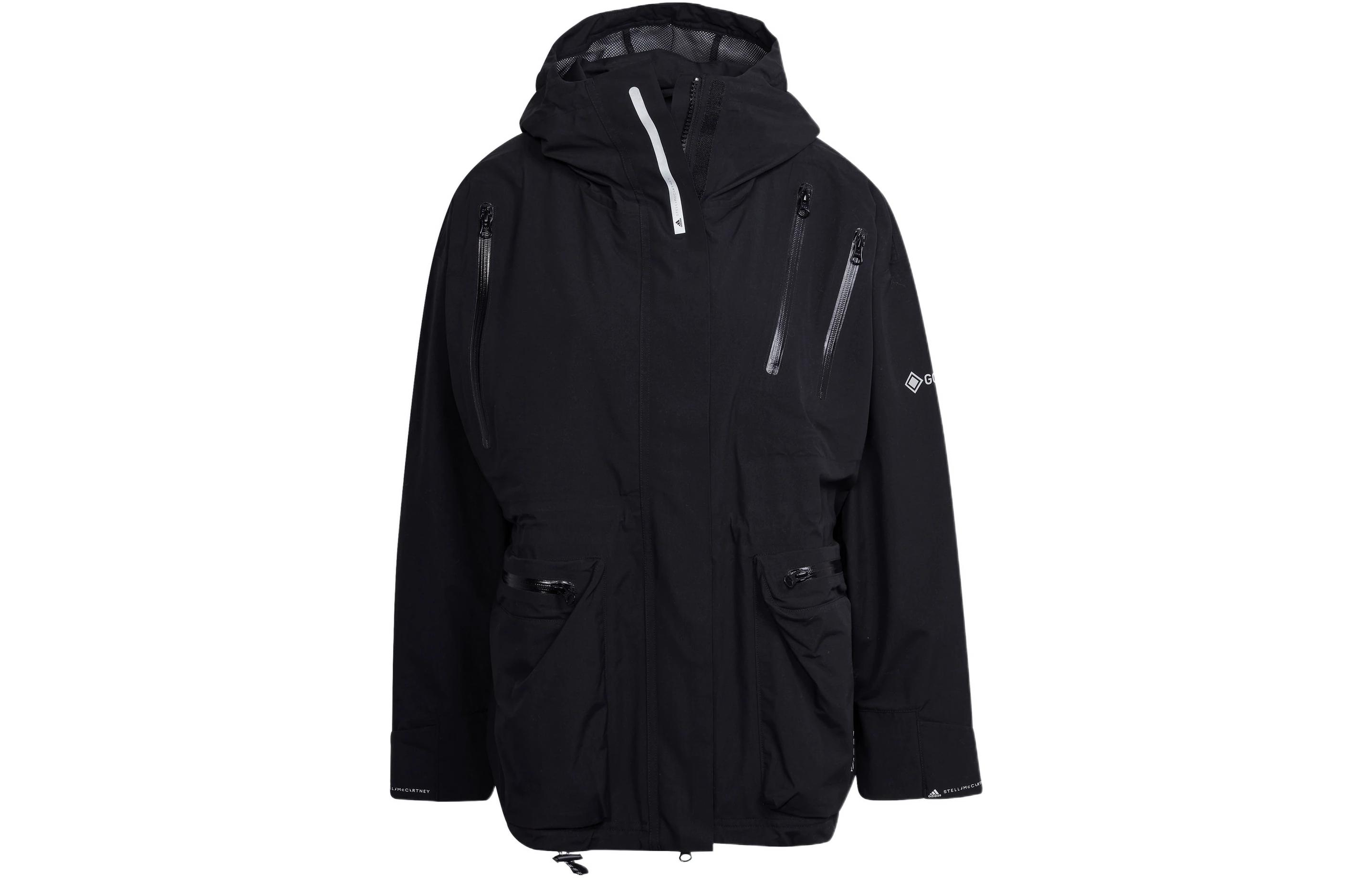 Adidas Jackets Women s Black Hooded Moderate Other HB6083 S