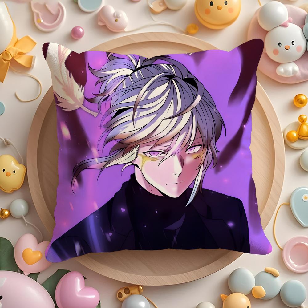 The Beginning Anime A-After the End Cushion Cover Home & Car Multi-Scene Pillow Cover - Reversible, Soft & Durable for Daily Use