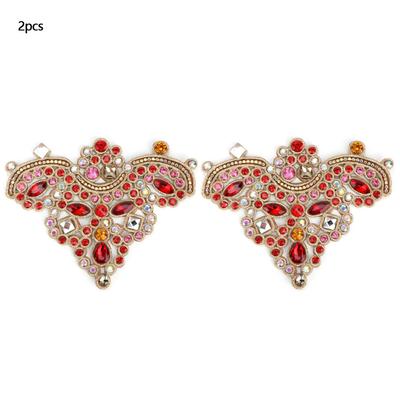2 szt. Aplikacja z kryształkami Rhinestone Naszywka ze sztucznej perły na ubrania Torba na buty (# 5)