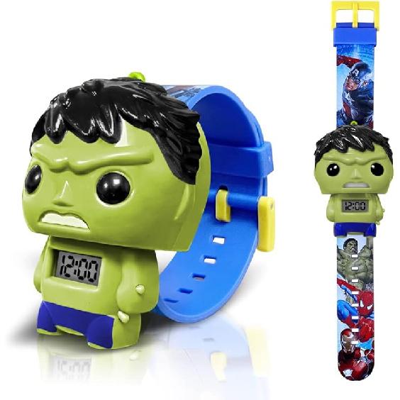 Superhero Kids Watch, Kids Digital Watch for Boys Girls, Easy Read Cute Cartoon Wrist Watches Toy, Gift for Holiday, Birthday, Christmas