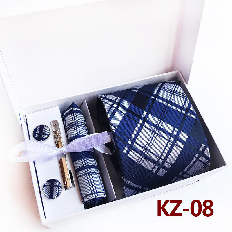 Caja de Regalo de 6 Piezas Corbata Atmósfera Moderna Regalo Corbata Pajarita Clip