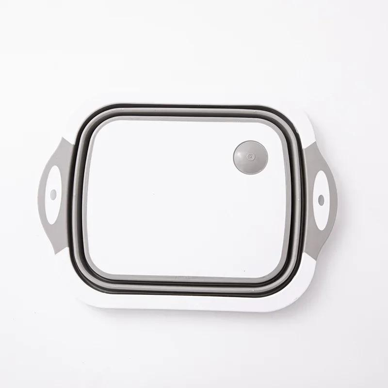 

Бытовая складная раковина, портативная раковина, ведро для ног, умывальник, пластиковая складная раковина, дорожные уличные походные раковины серый