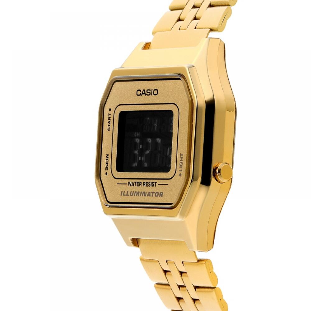 Casio La680wga 9bdf  La680wga 9b  Digital Square Vintage Retro Public Metal Watch
