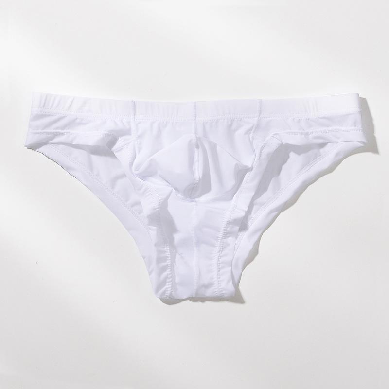 

Youye Чоловічі труси з крижаного шовку з низькою посадкою, сексуальні, напівпрозорі 3XL