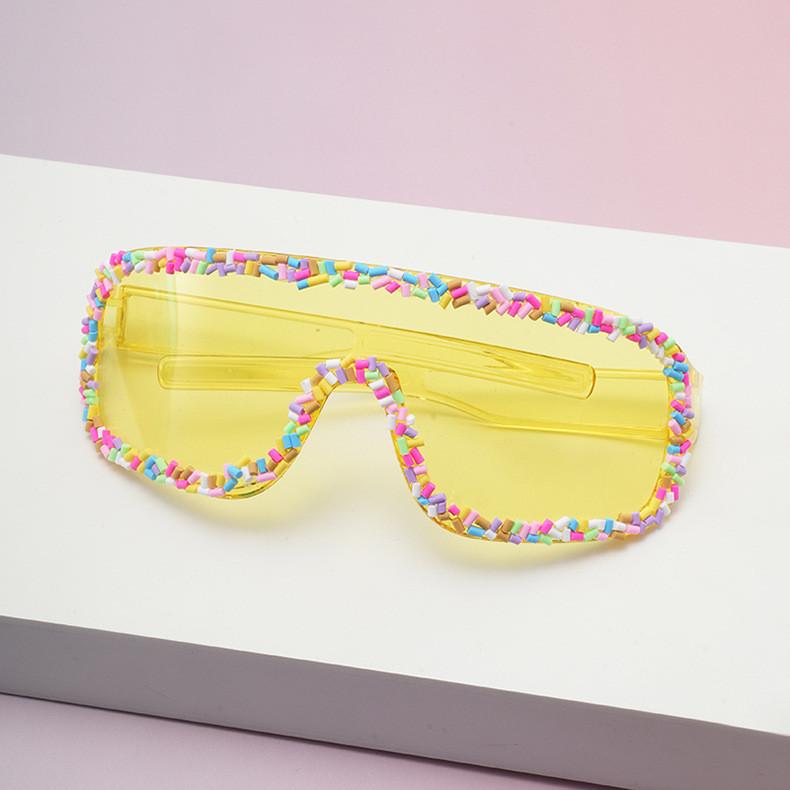 Futuristic Style Unisex Transparent Pp Frame Protective Goggles For Events