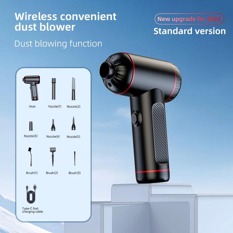 

Car Wireless Vacuum Cleaner Strong Suction Handheld Wet Dry Auto Vacuum Dual Use Mini Cordless Auto Vacuum Cleaner For Car