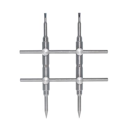 Instrument de reparare Instrument pentru cameră Instrument Tic-tac-toe detașabil pentru obiectivul camerei cu 2 vârfuri Set de reparare a obiectivului