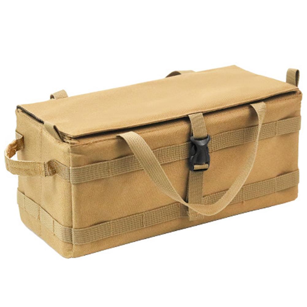 Outdoor Camping Gas Tank Storage Bag Basket Large Capacity Picnic Cookware Utensils Kit Bag Ground Nail Tool Utensils Organizer