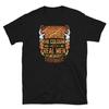 Camiseta Unissex de Manga Curta Barbecue Smoke, o Perfume dos Homens de Verdade em Todo Lugar